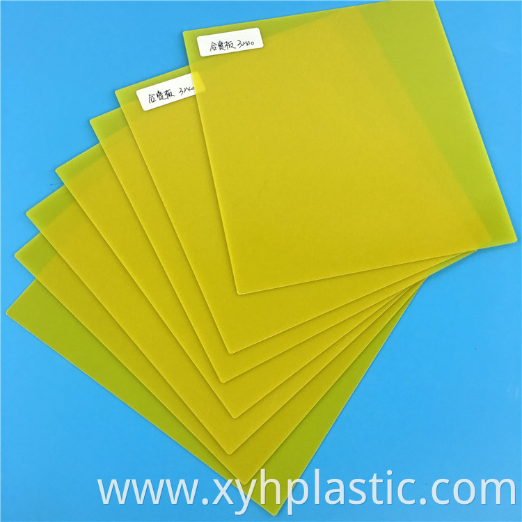 Yellow Epoxy Plate